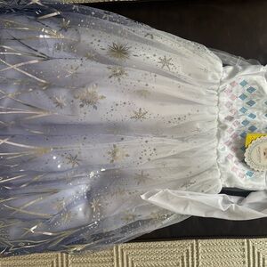 Kids Snow Princess Costume - White and Silver